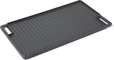 HAWOK Cast Iron Griddle 2-in-1 Reversible 18inchx10inch