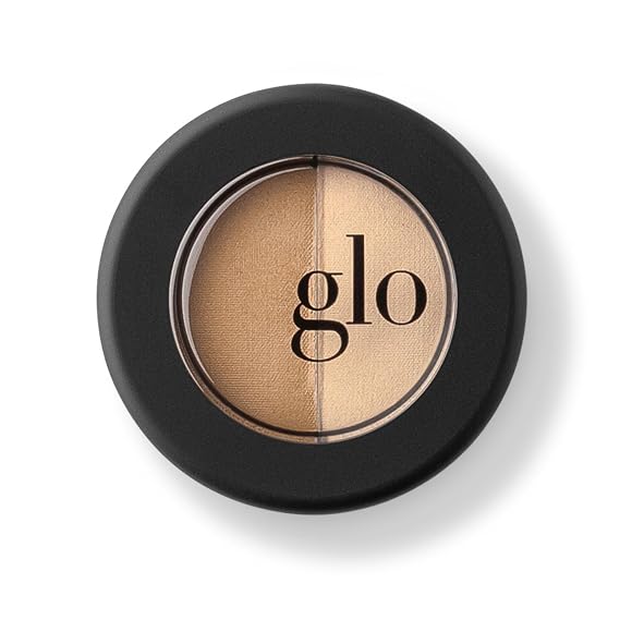 Glo Skin Beauty Brow Powder Duo, Natural Fill & Define, Blonde