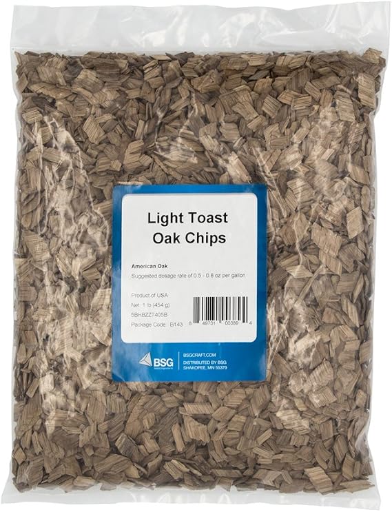 Oak Chips - Light Toast American 1lb, 6340B