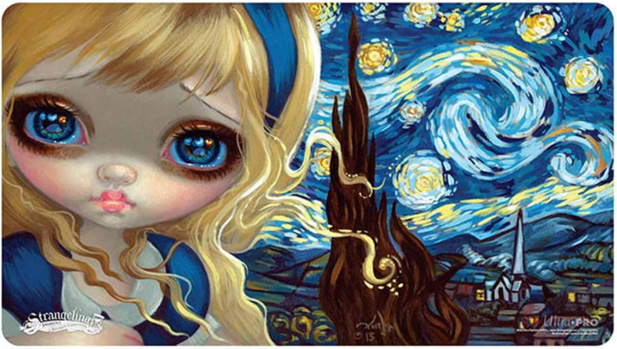 Ultra PRO - Jasmine Becket-Griffith Playmat - Starry Night, Limited Edition Collectible Non-Slip Table Gaming Accessory Premium Fantasy Art Playmat