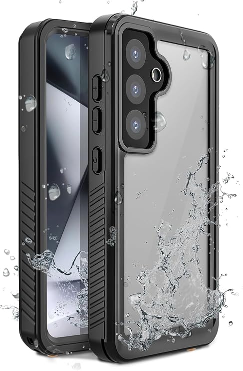 MOTIVE Waterproof Case for Samsung Galaxy S24, Dustproof | 6.2" Black
