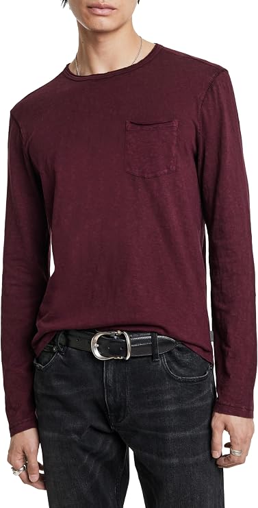 John Varvatos Men's Sid Long Sleeve Tee