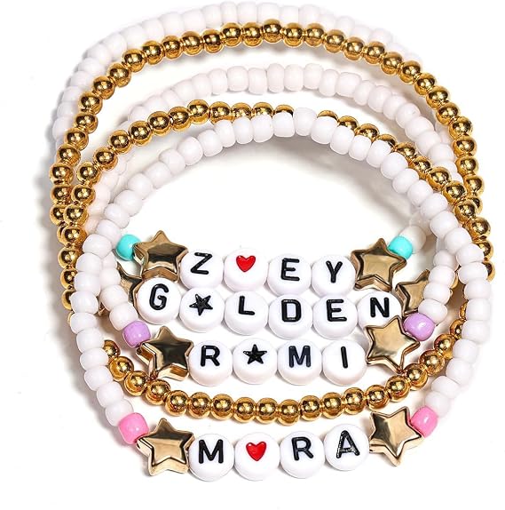 5PCS Kpop Merch Bracelets for Women Men Inspired Friendship Bracelet for Kpop Lovers Stackable Beaded Bracelets Kpop Gifts for Cosplay Outfit Jewelry Birthday Christmas