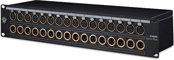 Black Lion Audio PBR XLR 32 D-sub Patchbay