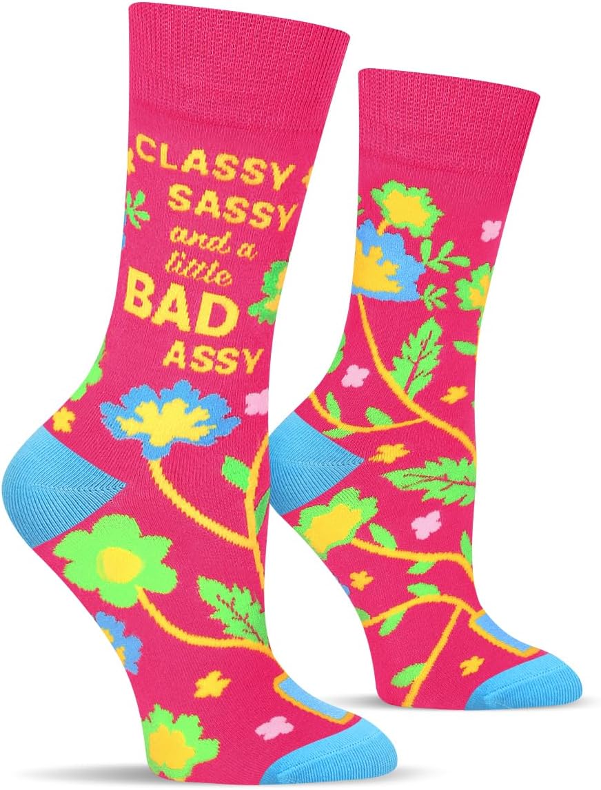 Funny Socks for Women Teenage Girls - Novelty Gifts for Girlfriend Daughter Sister Crazy Silly Cute Socks - Birthday Fun Gifts Christmas Stocking