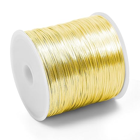 26 Gauge Tarnish Resistant Copper Wire 328ft for Jewelry Wire(Gold)