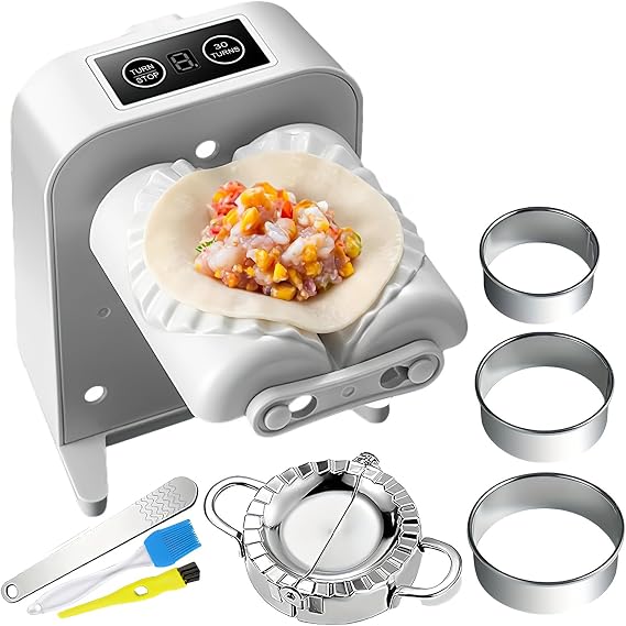 Electric Dumpling Maker Press Machine with Empanada Maker Press
