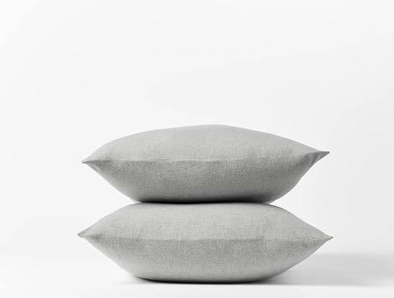 Coyuchi Cloud Brushed Organic Flannel Pillowcase Set of 2