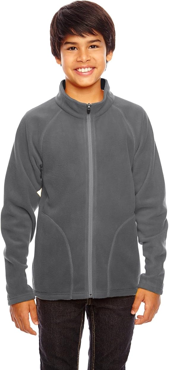 Team 365 Youth Campus Microfleece Jacket L SPORT GRAPHITE