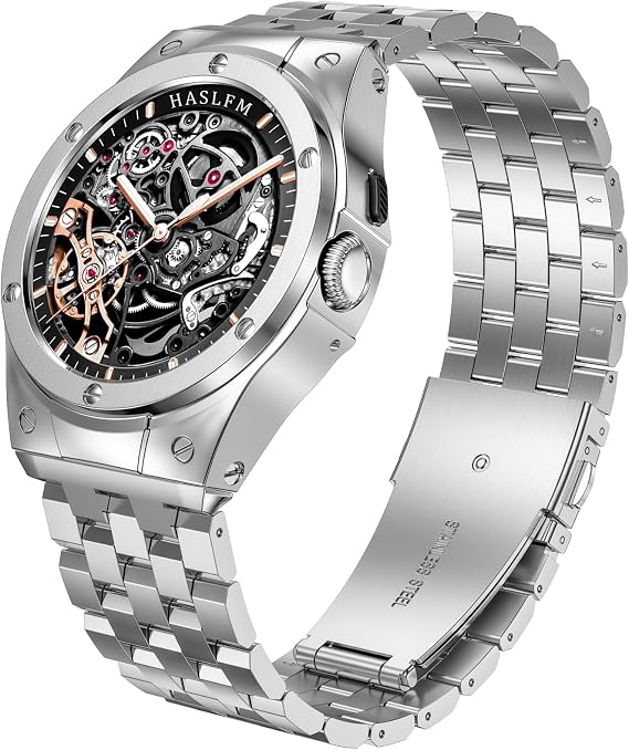 ステンレススチールケース バンド付き Google Pixel Watch 3/2/1 41mm対応 頑丈な金属製リストバンドストラップ プロテクターバンパーカバー付き メンズ シルバー