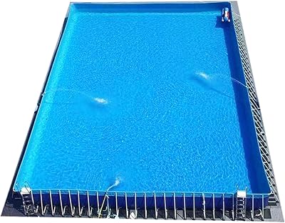 Large Bracket Swimming Pool Mobile Inflatable Water Park Fish Pond Equipment Engineering Reservoir Durable 5X6x1.32M