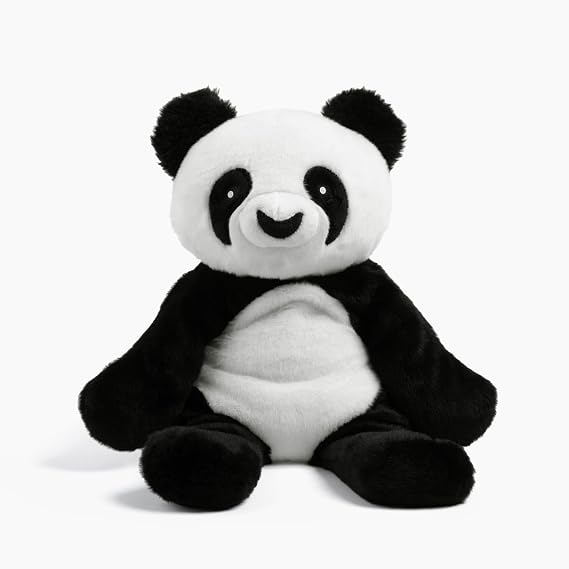 HUGIMALS Bowie The Panda 20 Inch 4.5 lb Heavy Cute Sensory Weighted Comfort Plush | Large Unscented Washable Self Care Calming Stuffed Animal for Kids, Teens and Adults