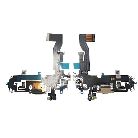 IIDA for iPhone 12/12 pro Charging Port Flex Cable Dock Port Replacement (Black)