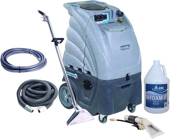 TTS Bundle: Sandia 80-3500-H 3 Stage Vacuum Motor Extractor w/Heater Plus 10-0762 12" Duel Jet Wand,10-0993 25' Hose,10-1364 25'