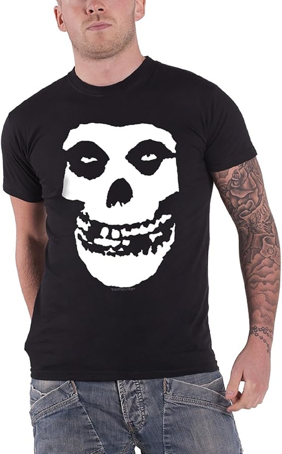 Collectors Mine The Misfits Skull Men's T-Shirt, Black, Small