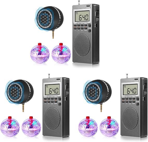 Spirit Box Equipment Kit with 12 LED Cat Balls and 2 Spirit Box Speaker, Paranormal Equipment Kit for Home, Office, Outdoor A