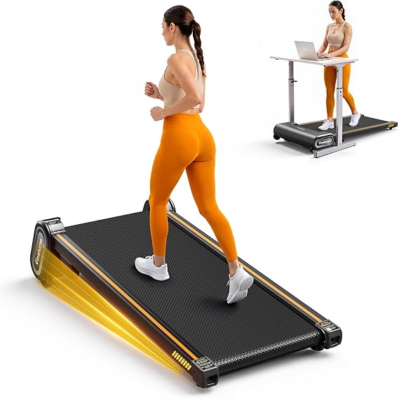 Walking Pad 13% Auto Incline, 330LBS, Under Desk Treadmill for Home | 13% 6-Level Auto Incline, 2.5 HP Motor, LED Display, Remote Control Incline Treadmill for Home Office