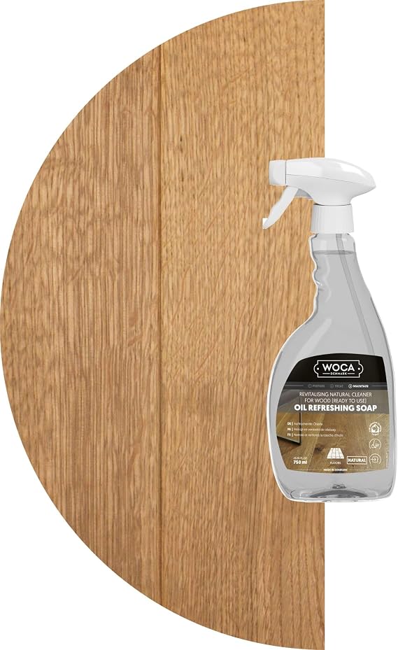 WOCA Oil Refreshing Soap Spray Wood Floor Cleaner 25.4 fl oz (750 ml)