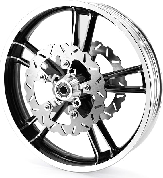 TOFR 21x3.5 Enforcer Front Milled Wheel For Harley Touring 2008-2023