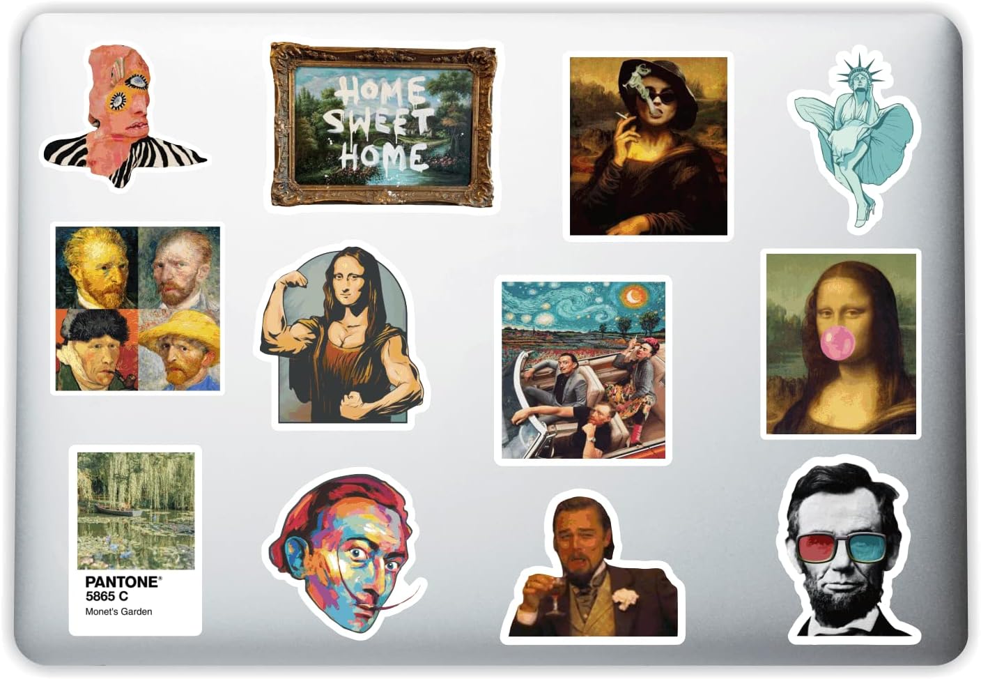 Art Art Themed Decorative Laptop Notebook Tablet Phone Sticker Set 009