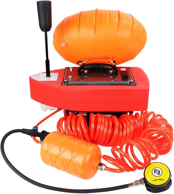 819 Tankless Scuba Diving System, Rechargeable Portable Scuba Gear, Underwater Breathing System Diving Gear, Detachable Waterproof Air Compressor