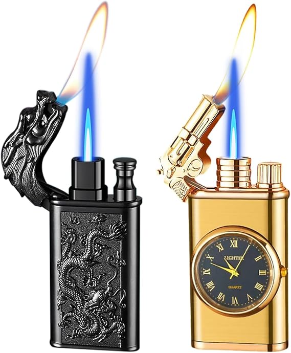 2 Pack Dual Flame Novelty Lighter