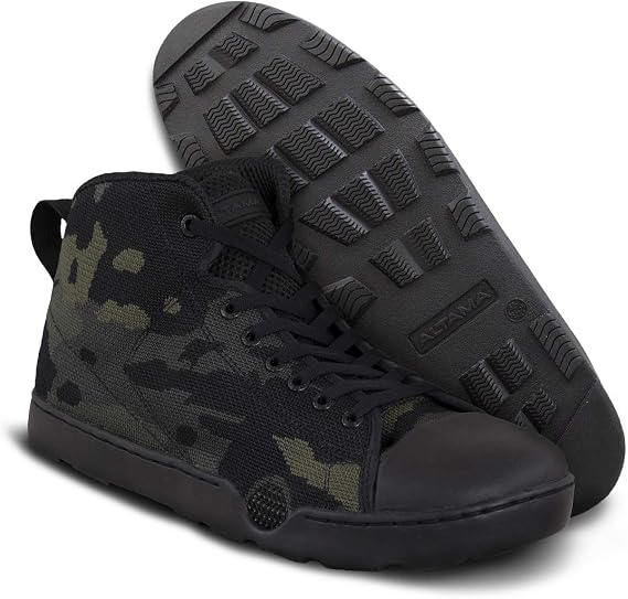 Altama 334651-R-050 Urban Mid Black Multicam R50
