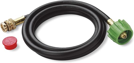Weber Adapter Hose for Q Series & Gas GoAnywhere Grills, 6-Feet, Black