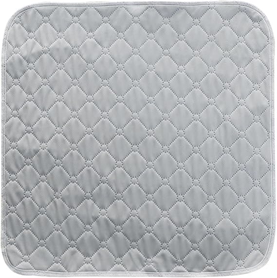 Bed Pads Washable Waterproof Absorbent Protector Underpads Nursing Waterproof Pads for Bed Washable for Children Water Proof Bed Pad(Light Grey)