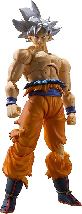 Tamashi Nations S.H. Figuarts Dragon Ball Son Goku Ultra Instinct, Approx. 5.5 inches 140 mm, PVC & ABS Pre-painted Action Figure