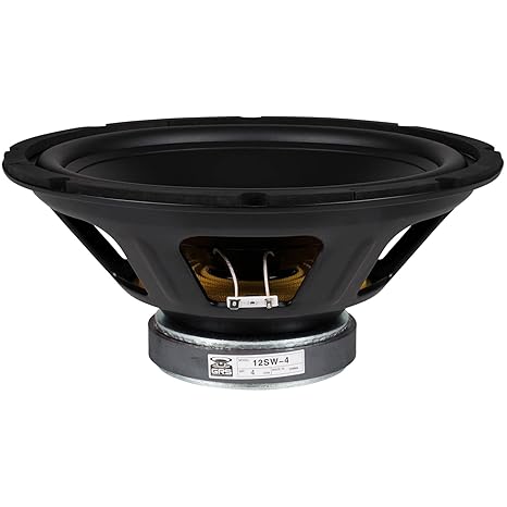 GRS 12SW-4 12" Poly Cone Subwoofer 4 Ohm