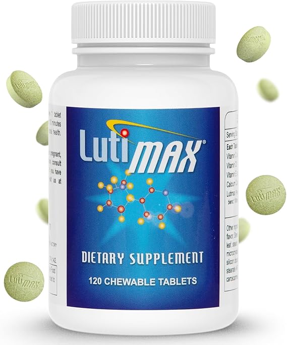 Lutimax Luteolin Complex w/Rutin - Immune Support Brain Supplements - Bioflavonoids w/Vitamin C, D & E for Joint, Muscle, Dietary Issues - Antioxidants Supplement w/Immune Support - 120 Tablets