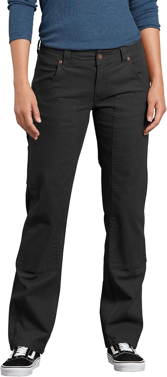 Dickies Women's Relaxed Straight Stretch Double-Front Carpenter Pant