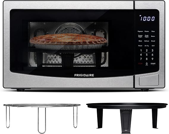 FRIGIDAIRE 1.2 cu ft Microwave, Digital Air Fryer, Convection Oven, Combo-Fry with XL Capacity, Stainless Steel Finish