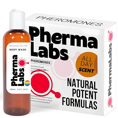 Gay Mens Body Wash with Pheromones, 9.6 Fl Oz All Day Scent