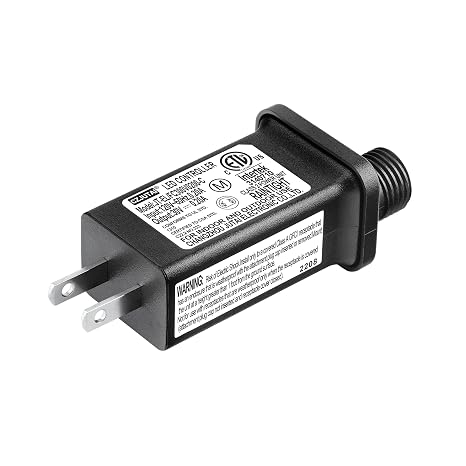 Replacement 30V 0.2A LED Transformer Model JT-EL/FC300V0200-C Class 2 Power IP44 LED Light Controller Low Voltage Transformer Compatible with Christmas String Light Inflatable Decorations