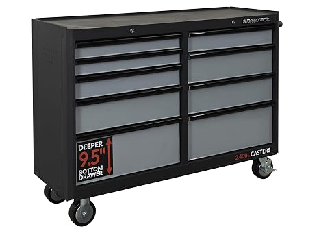 52 in. W 9-Drawer Rolling Tool Cabinet