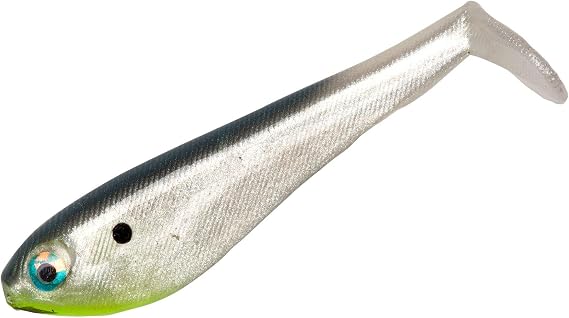 Yum Lures Money Minnow Original Soft Plastic Minnow Swim-Bait Paddle-Tail Fishing Lure, Hitch, 3.5