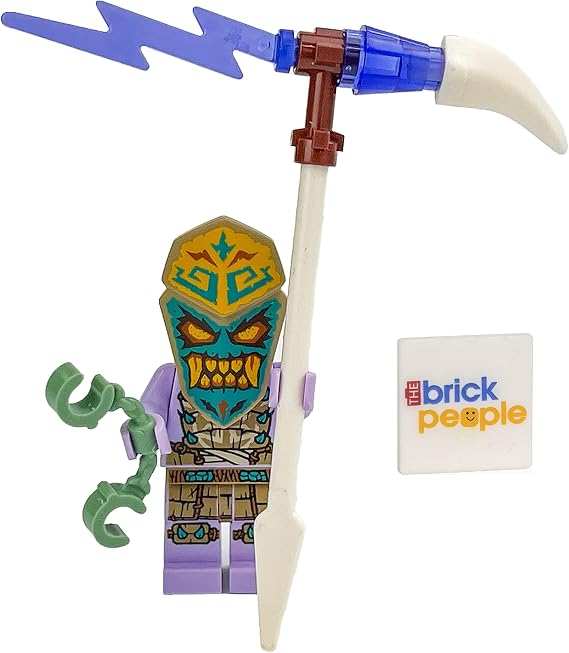LEGO Ninjago: Thunder Keeper Minifig with Lightning Staff