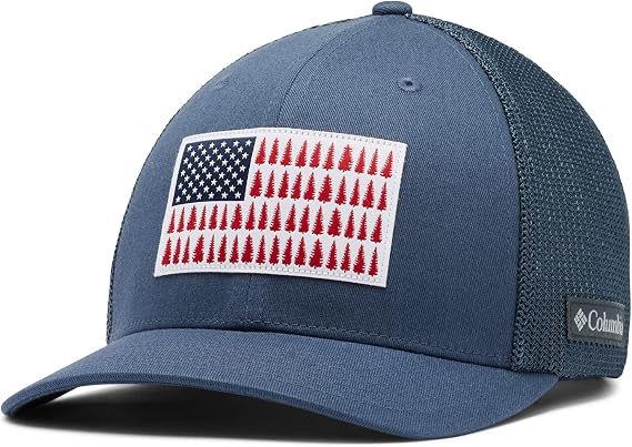 Columbia Unisex PFG Fish Flag Mesh Ball Cap