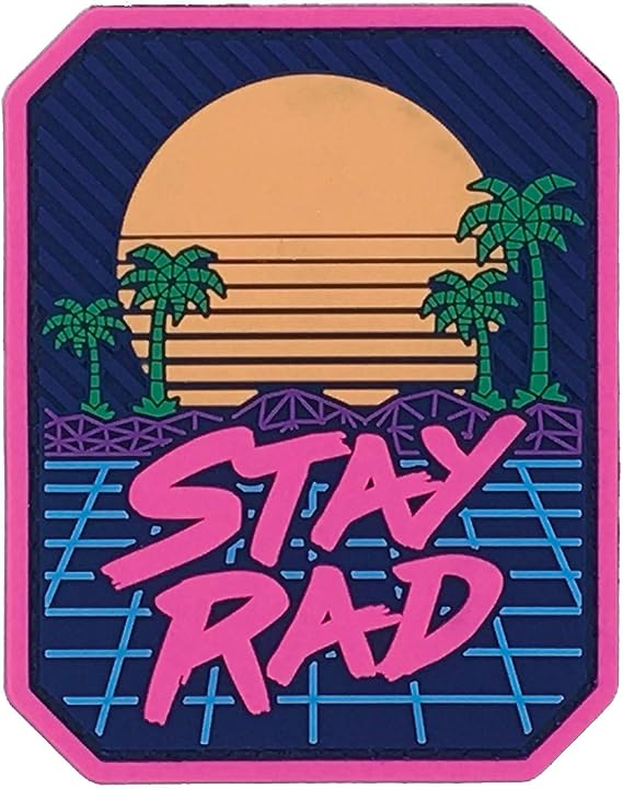 Stay Rad PVC Patch (Full Color)