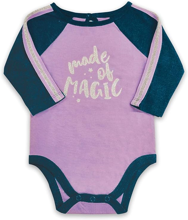Garanimals Baby Girl Long Sleeve Raglan Bodysuit