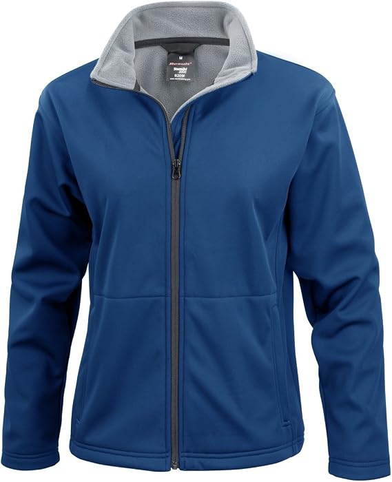 Result Core Ladies Soft Shell Jacket (L) (Navy Blue)