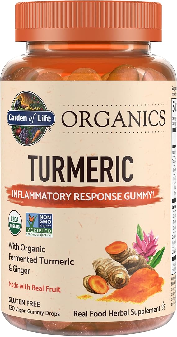 Garden of Life Organics Turmeric Inflammatory Response Gummies