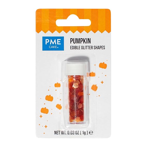PME Halloween Edible Sprinkle Shapes Pumpkins (0.03 oz)