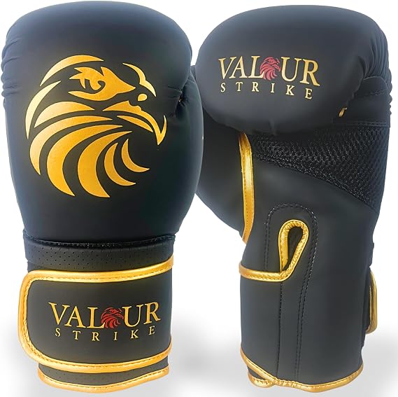Valour Strike Boxing Gloves for Men & Women | 8oz–16oz Training & Sparring Gloves | Boxing, Kickboxing, Muay Thai, MMA, Punch Bag & Boxercise | British Family Brand