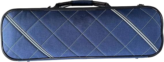 Professional Violin Case New Blue Violin Case 4/4 Size Portable Built-in Hygrometer Durable Violin Box violin case