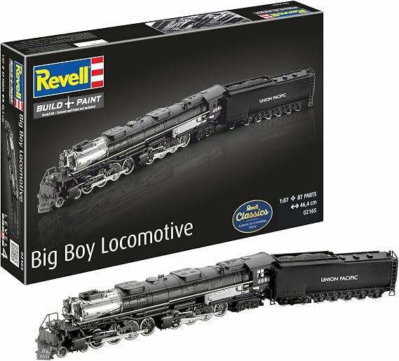 Revell 02165 Big Boy Locomotive 1:87 Scale Unbuilt/Unpainted Plastic Model Kit