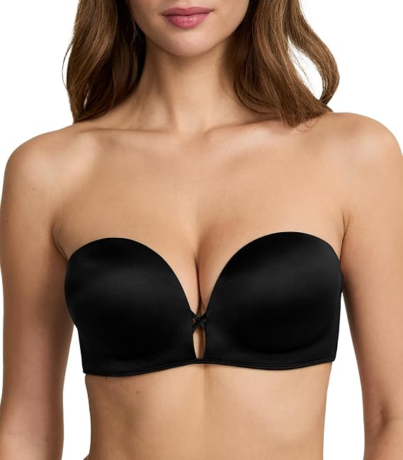 Victoria's Secret Women's Invisible Bombshell Add-2-Cups Push-Up Strapless Bra
