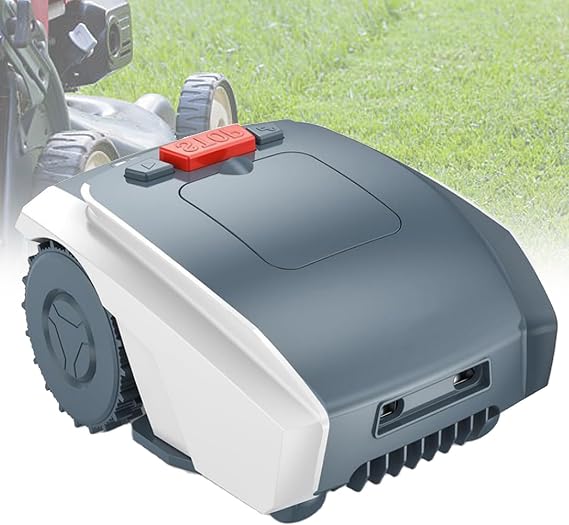 Robot Lawn Mower, Automatic Robot Mower, Self-Charging APP Connected Mowing Robot, Maximum 1500m Lawn Area